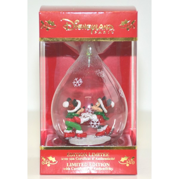 Mickey and Minnie Limited Edition Christmas Bauble, Disneyland Paris